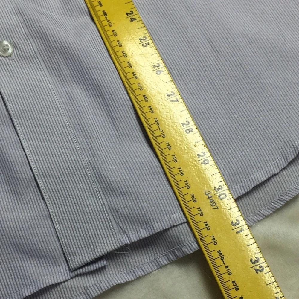 Giorgio Armani Men's Striped Short Sleeve‎ Button Up Casual Shirt **See, Read**